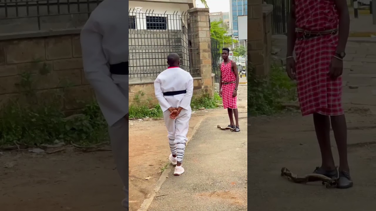 FEARLESS MAASAI MAN ON THE KUNGFU MASTER🗡🗡🗡😂😂😂💔💔💔