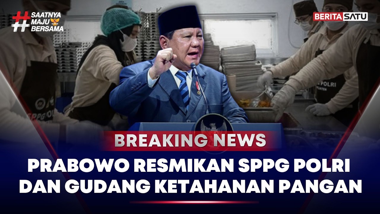 🔴 Breaking News | Prabowo Resmikan SPPG Polri dan Gudang Ketahanan Pangan