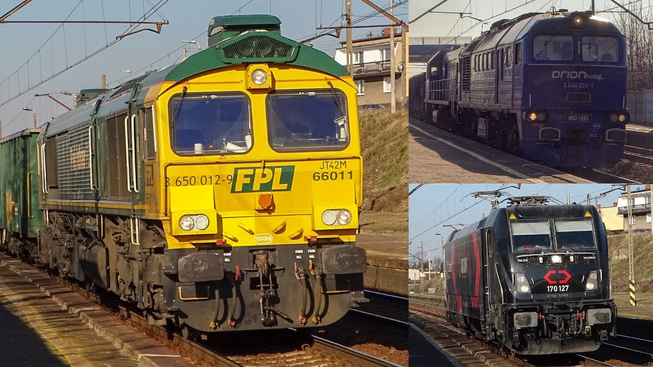 Duet ORION Kolej (M62 & TEM2), Class 66 Freightliner, dwa Traxx'y DC3 i inni na p.o Radzionk&oacute;w Rojca