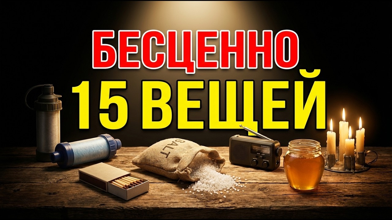 💀 15 ВЕЩЕЙ которые станут БЕСЦЕННЫМИ после коллапса — и 3 из них НЕЛЬЗЯ купить