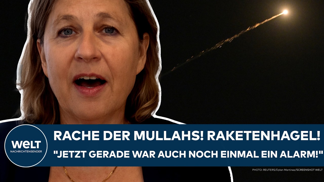 KRIEG IN NAHOST: Rache der Mullahs! Raketenhagel! 