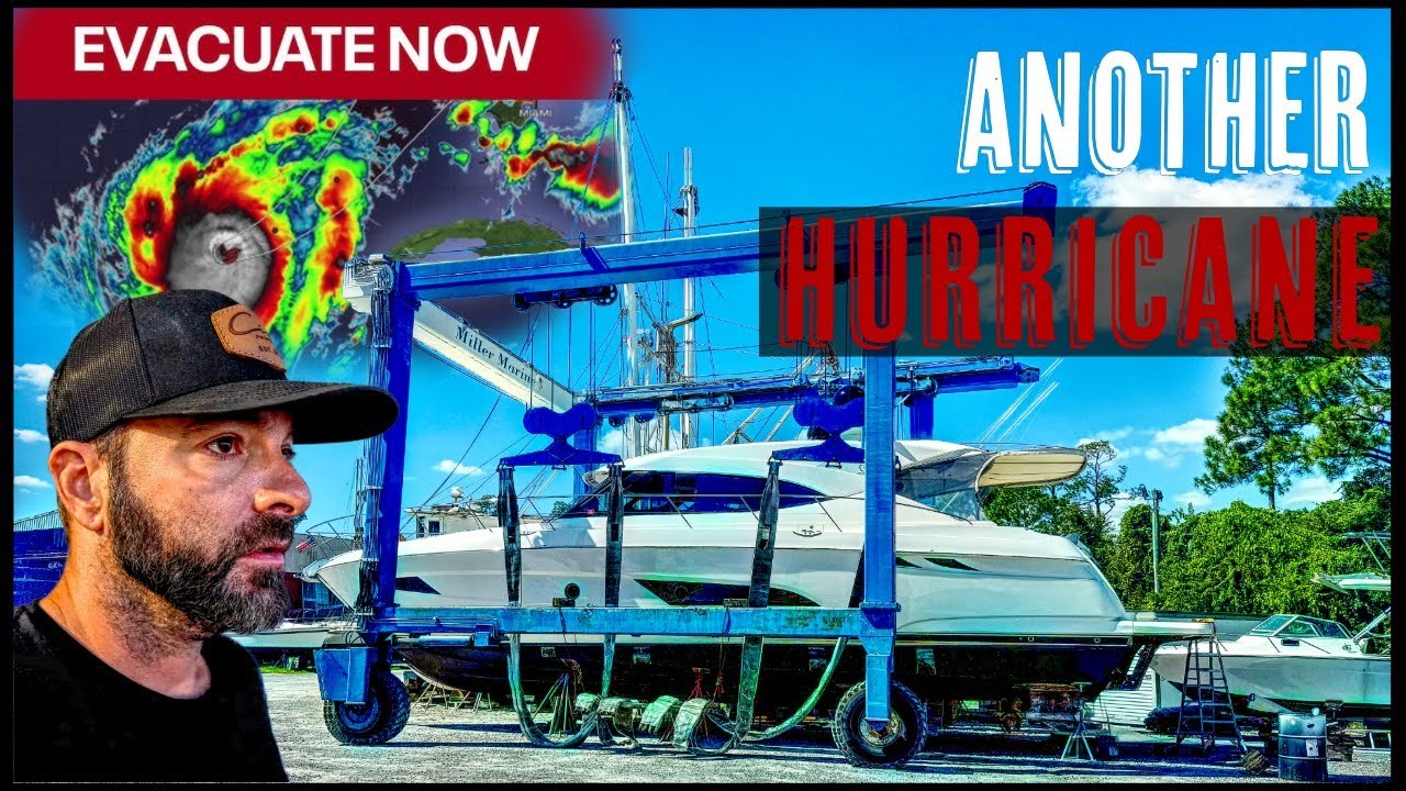 ALL NIGHT Gulf Crossing RUNNING from Hurricane Milton | Boat Problems | We're Still SMILING!!! | EP4