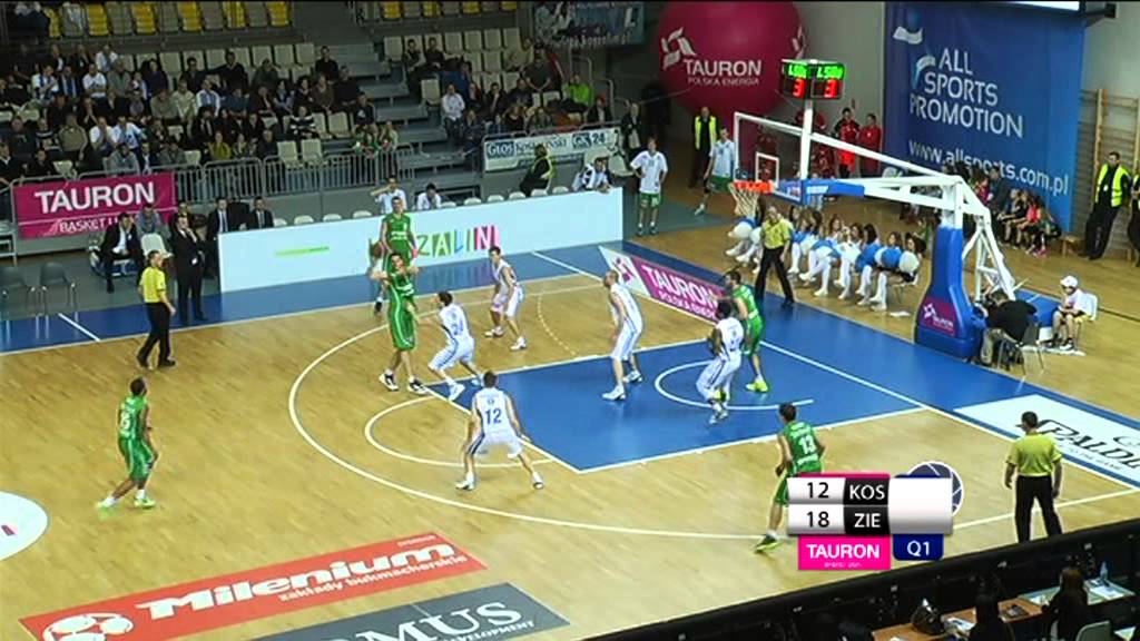 Mecz Koszykówki AZS Koszalin - Stelmet Zielona Gora 26.01.2013 cz.1