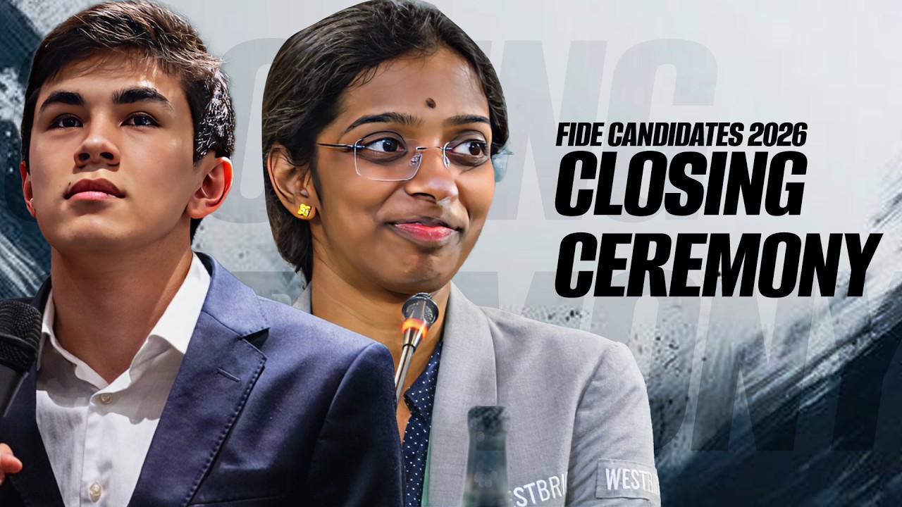 Sindarov and Vaishali are champions | Closing Ceremony | FIDE Candidates 2026