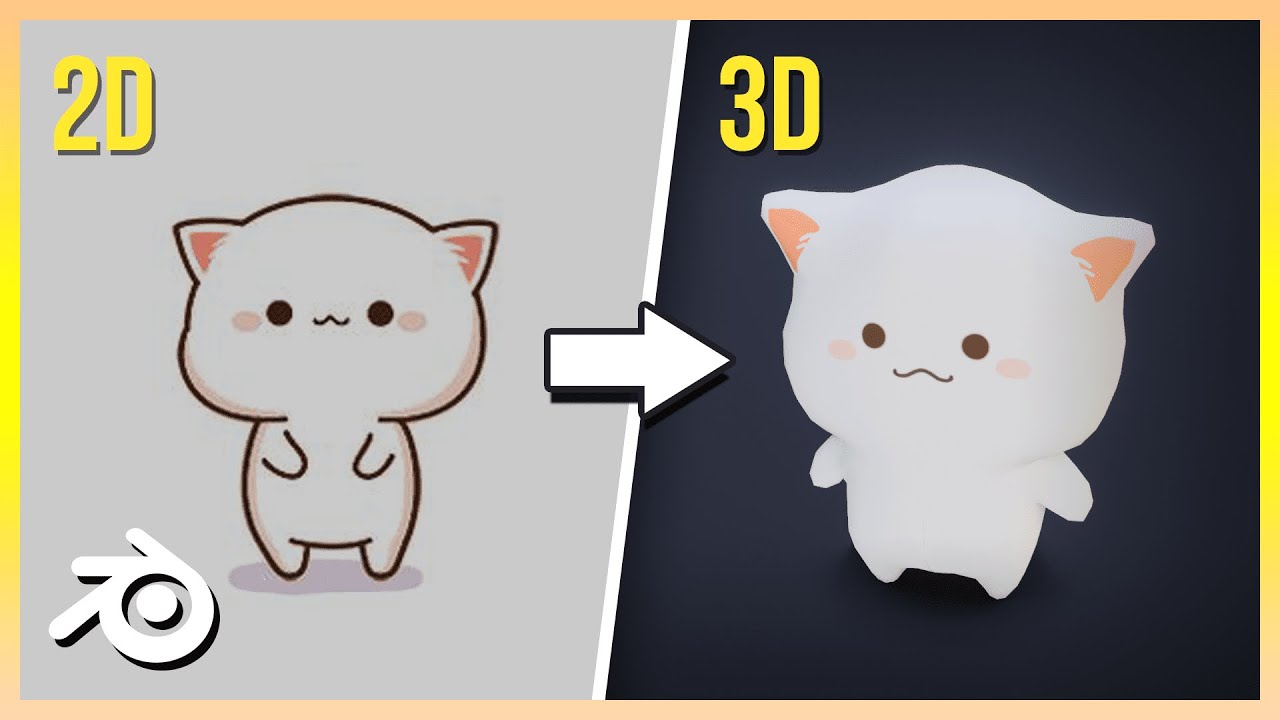 Handgemalte SÜẞE Cartoon Charaktere erstellen! | Blender 2.8 Anfänger Tutorial Deutsch