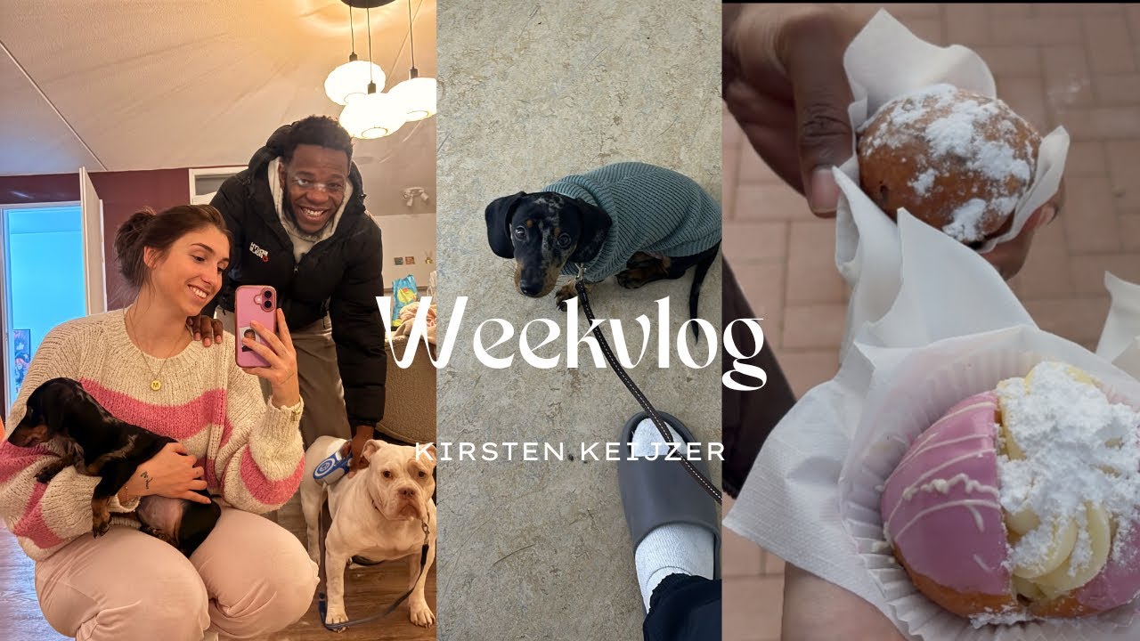 OPPASHOND, EERSTE OLIEBOL VAN HET JAAR & KERSTBALLEN KOPEN | WEEKVLOG | KIRSTEN KEIJZER