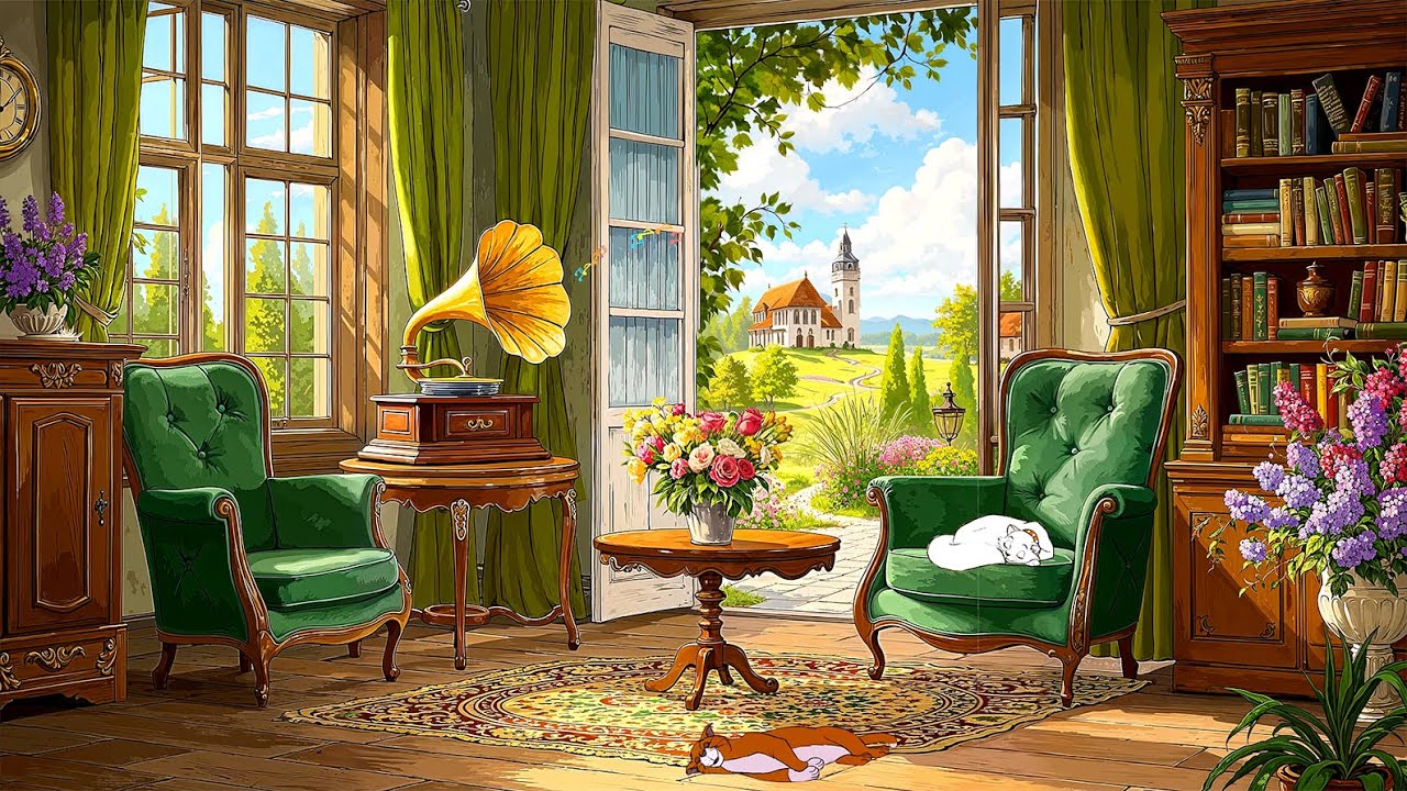 Lost in 1930's summer, with soft oldies playing in another room for relaxation