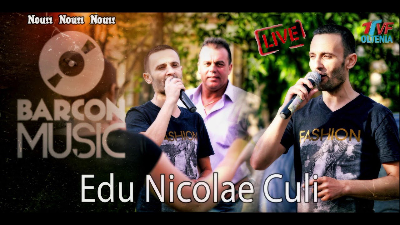 EDU NICOLAE CULI - CEL MAI FRUMOS COLAJ LIVE MUZICA DE PETRECERE ASCULTARE HORA SI SARBA