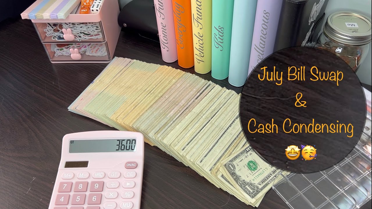Bill Swap & Cash Condensing | $3,600 Back to the Bank! | Cash Stuffing