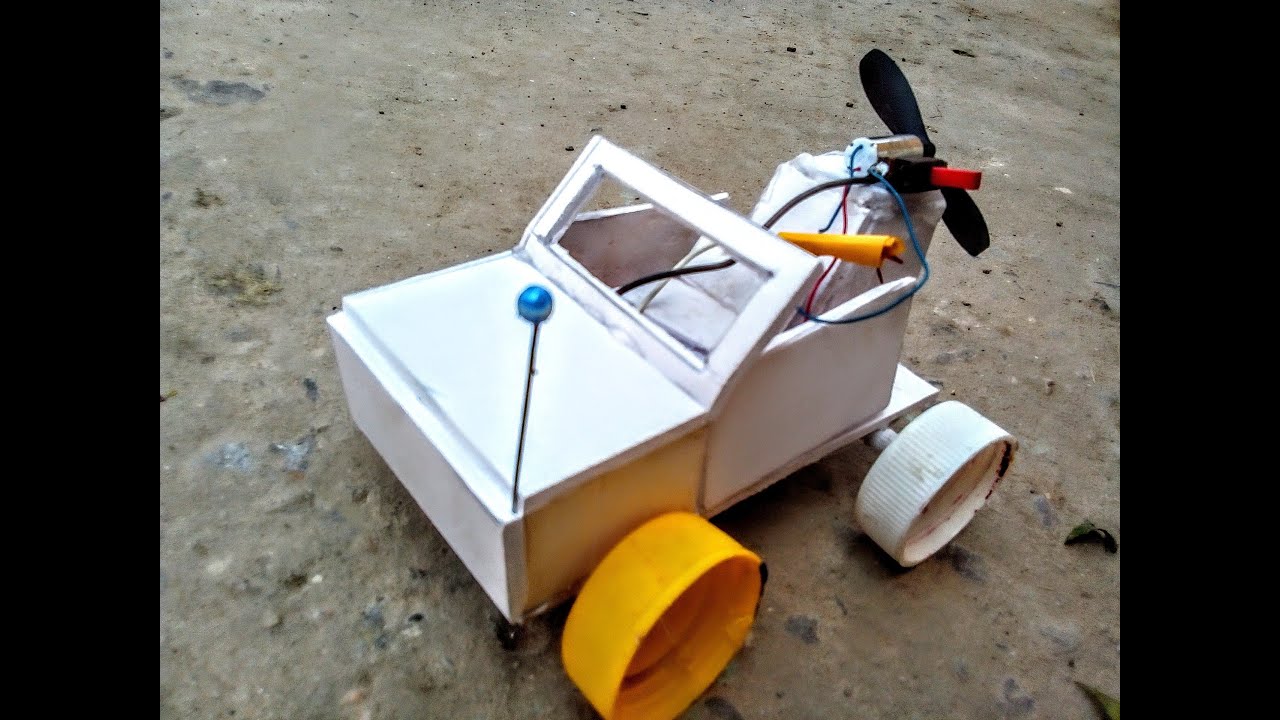 How to make mini ,micro air car with coreless motor.mr maker creative.