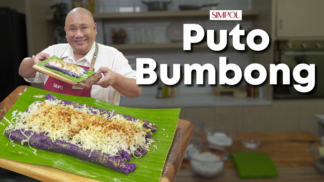Filipino Christmas Tradition: Puto Bumbong Recipe | Chef Tatung