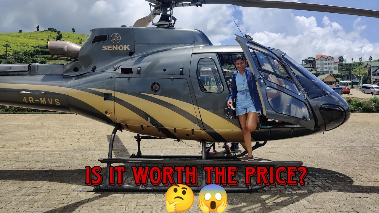 Helicopter Ride | Nuwaraeliya | Sri Lanka | Vlog 01 |