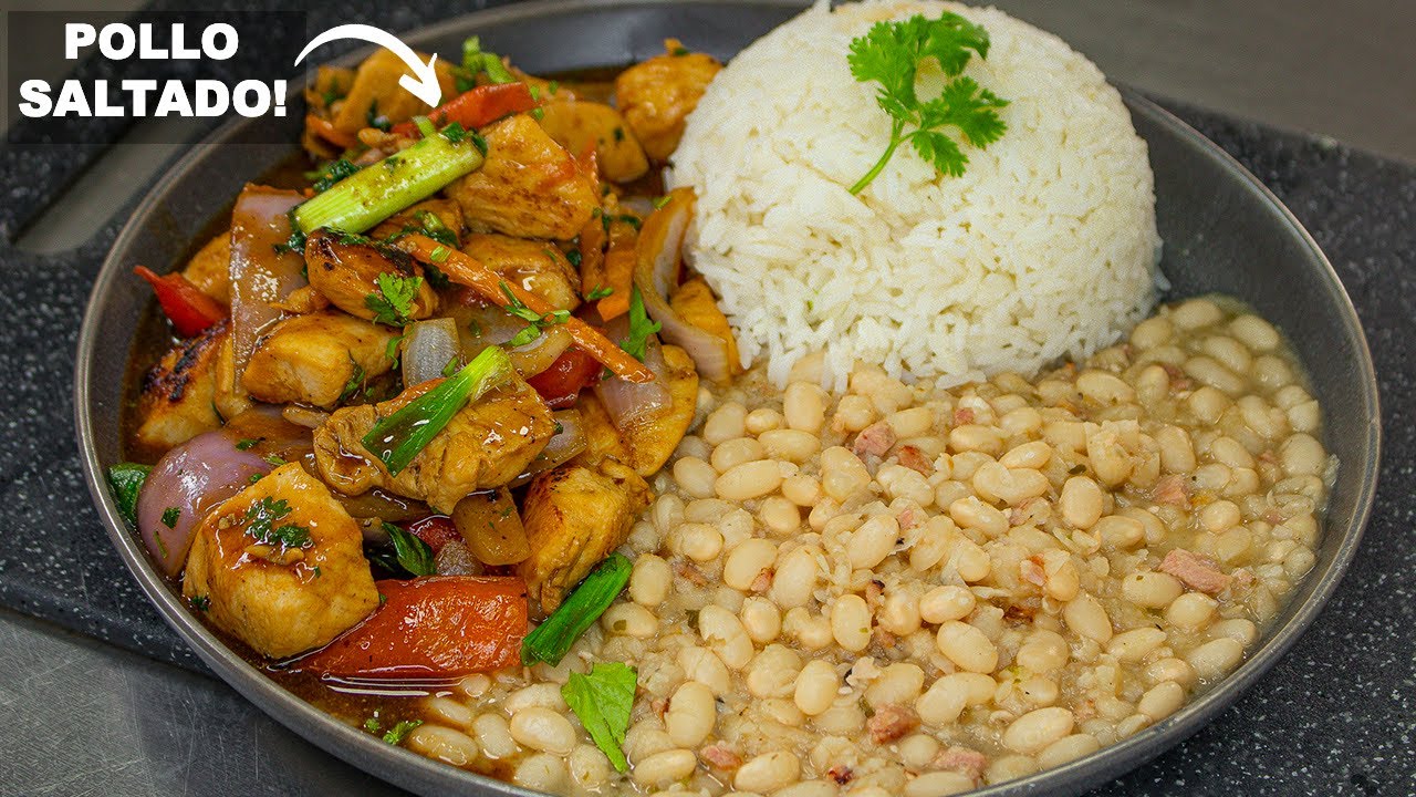 POLLO SALTADO con Panamito Fácil de Preparar | Abelca
