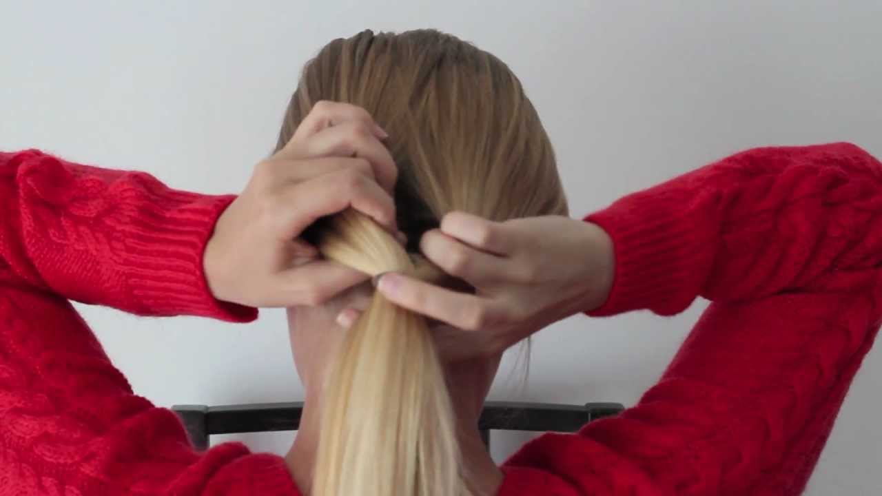 Hair tutorial | Twisted ponytail