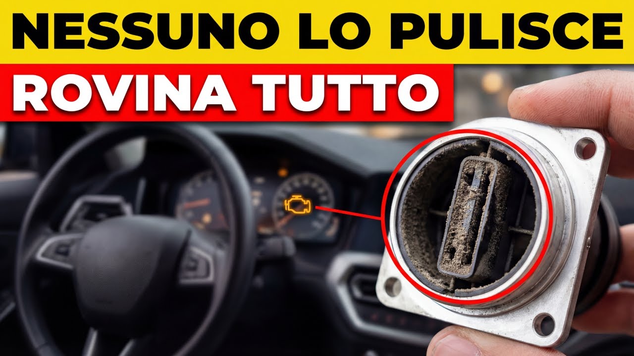 Il Sensore che ROVINA la Tua Auto in Silenzio (e che Quasi Nessuno Pulisce)