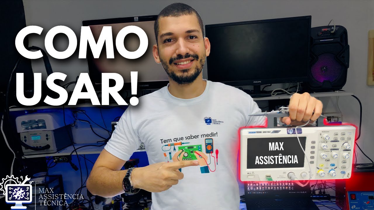 COMO USAR O OSCILOSC&Oacute;PIO - USO PR&Aacute;TICO!