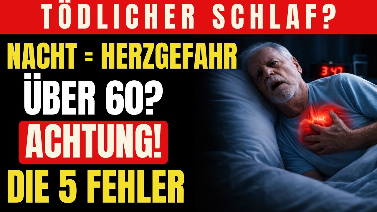 Über 60 Diese 5 Schlaffehler sind TÖDLICH – kein Kardiologe spricht darüber!