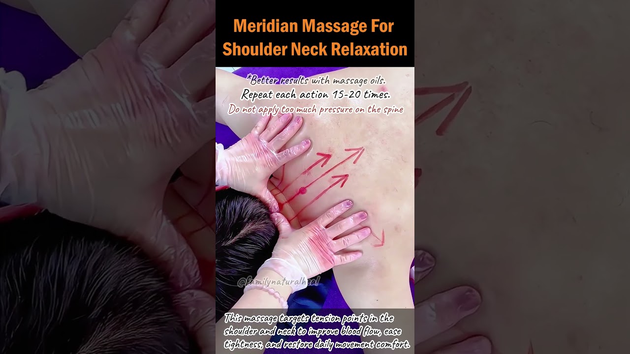 Meridian Massage For Shoulder Neck Relaxation