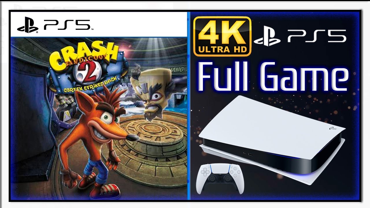 Crash Bandicoot 2 Cortex Strikes Back N. Sane (PS5) - Full Game Walkthrough / Longplay (4K60ᶠᵖˢ UHD)