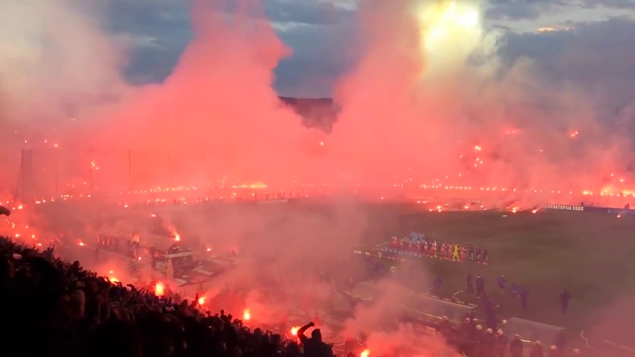 Best Pyroshow in TOUMPA PAOK-olimpiakos 16/04/2014 TOUMPA ON FIRE