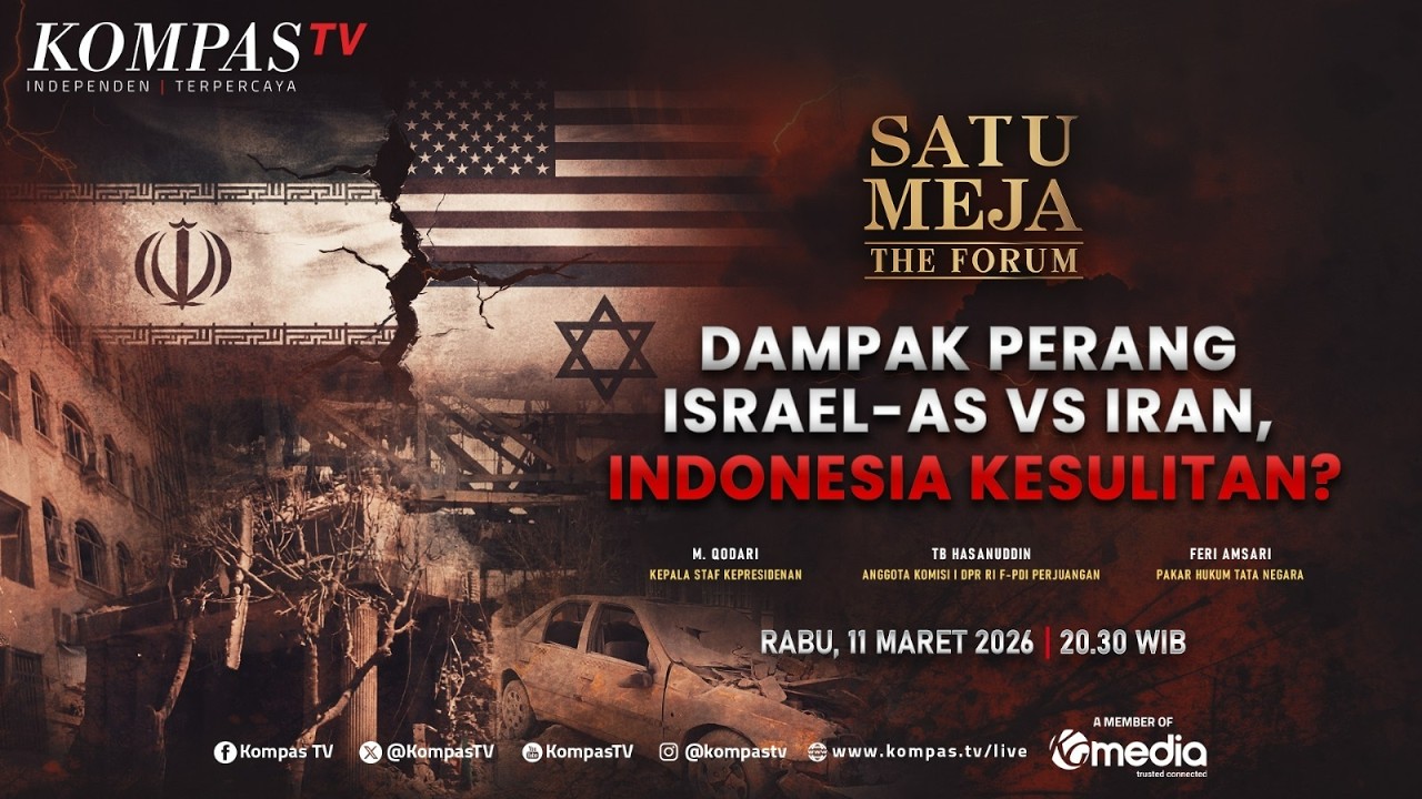 LIVE - Dampak Perang Israel-AS VS Iran, Indonesia Kesulitan? | SATU MEJA THE FORUM