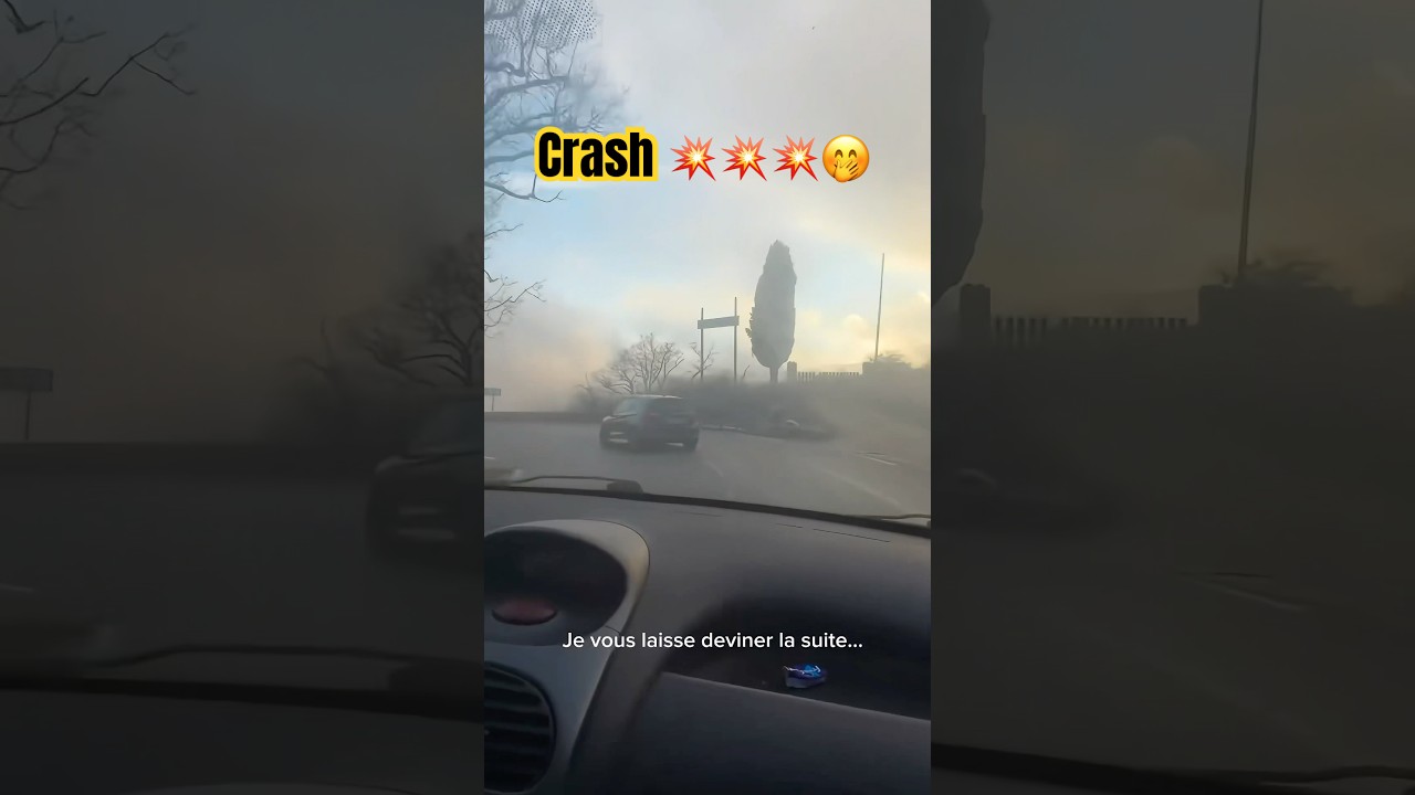 Quand tu d&eacute;couvre le pilotage sans ABS 😂😂 #routier #automobile #crash