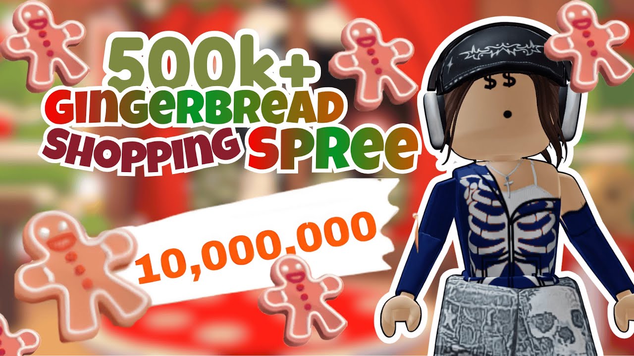 ❄️500K+ Gingerbread SHOPPING SPREE❄️ - Adopt Me - Roblox