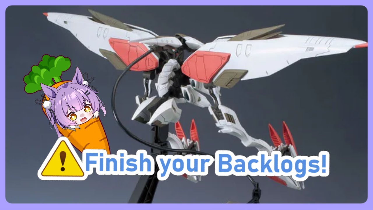 【GUNPLA】HG IBO Mobile Armor HASHMAL Build Stream - Build and Chat!