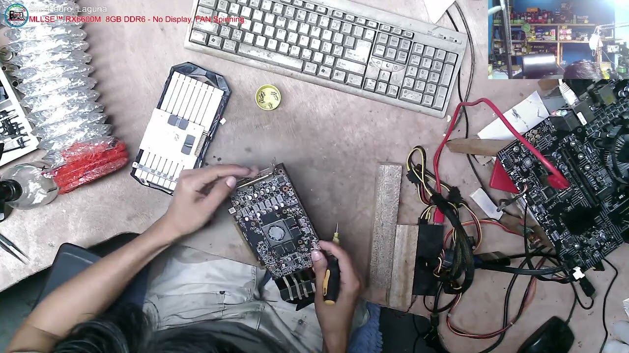 MLLSE NEW AMD Radeon rx 6600 8GB Video card GPU GDDR6 128Bit - No Display,Thermal PAD Error(solved)