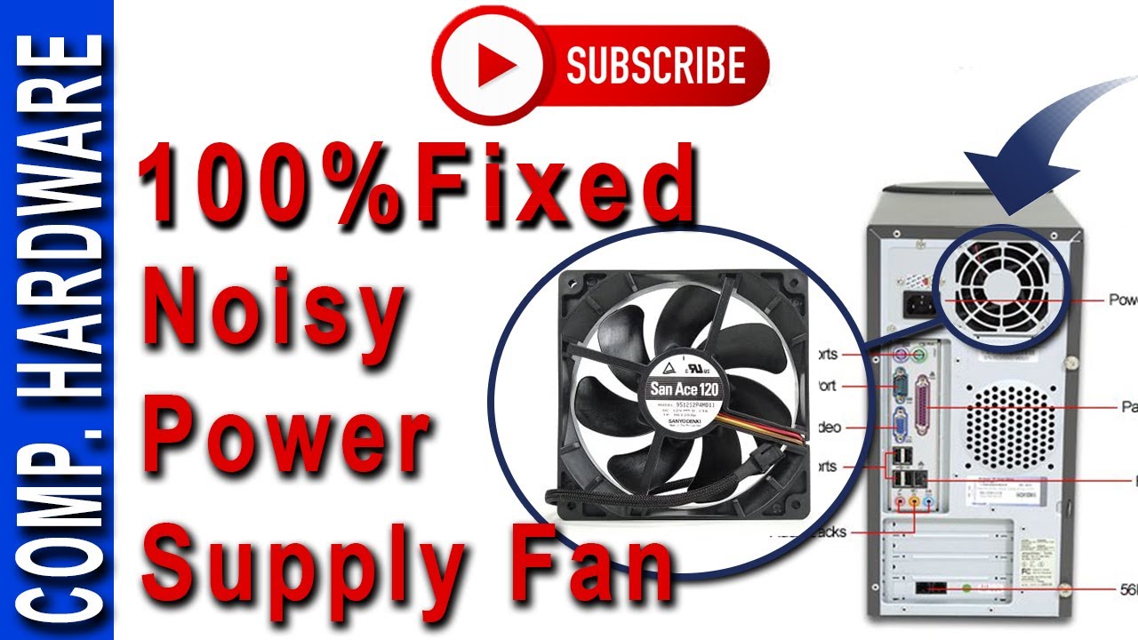NOISY POWER SUPPLY FAN (100% Fixed Zero Cost)