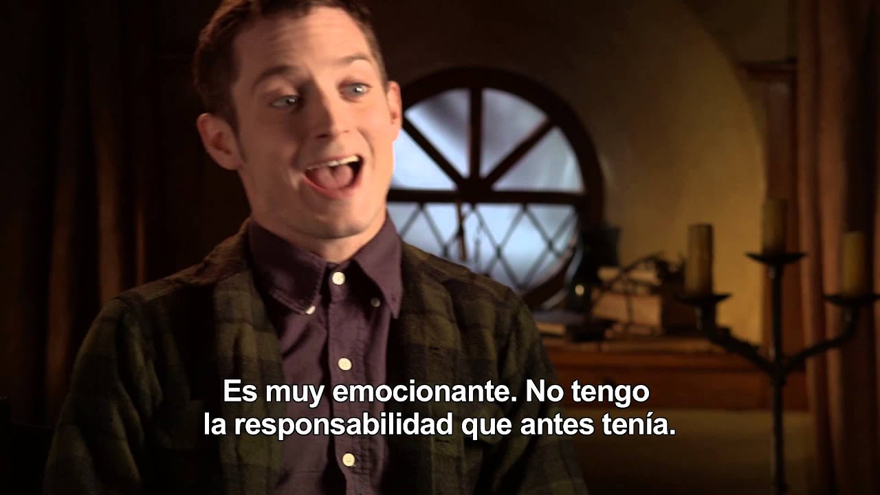 El Hobbit: Un Viaje Inesperado - Entrevista Elijah Wood (Frodo) HD