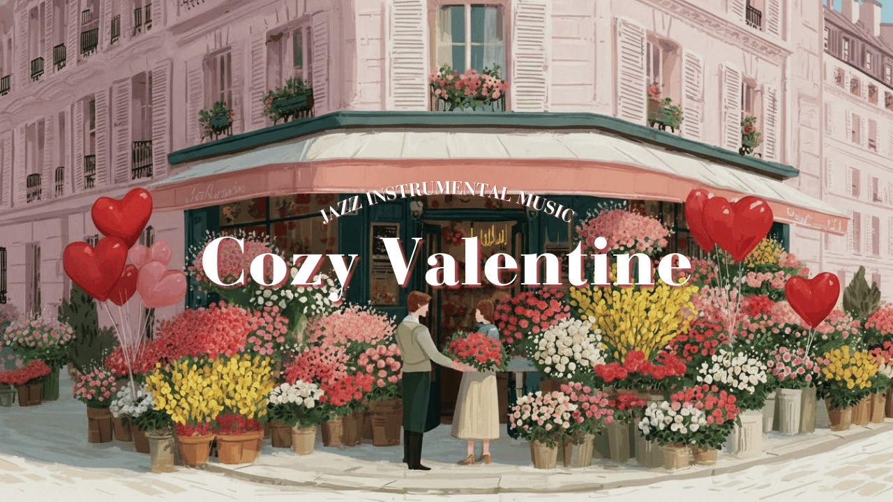 𝐂𝐨𝐳𝐲 𝐕𝐚𝐥𝐞𝐧𝐭𝐢𝐧𝐞 𝐢𝐧 𝐏𝐚𝐫𝐢𝐬 🍫 French Instrumental Music Playlist | Romantic Ambiance