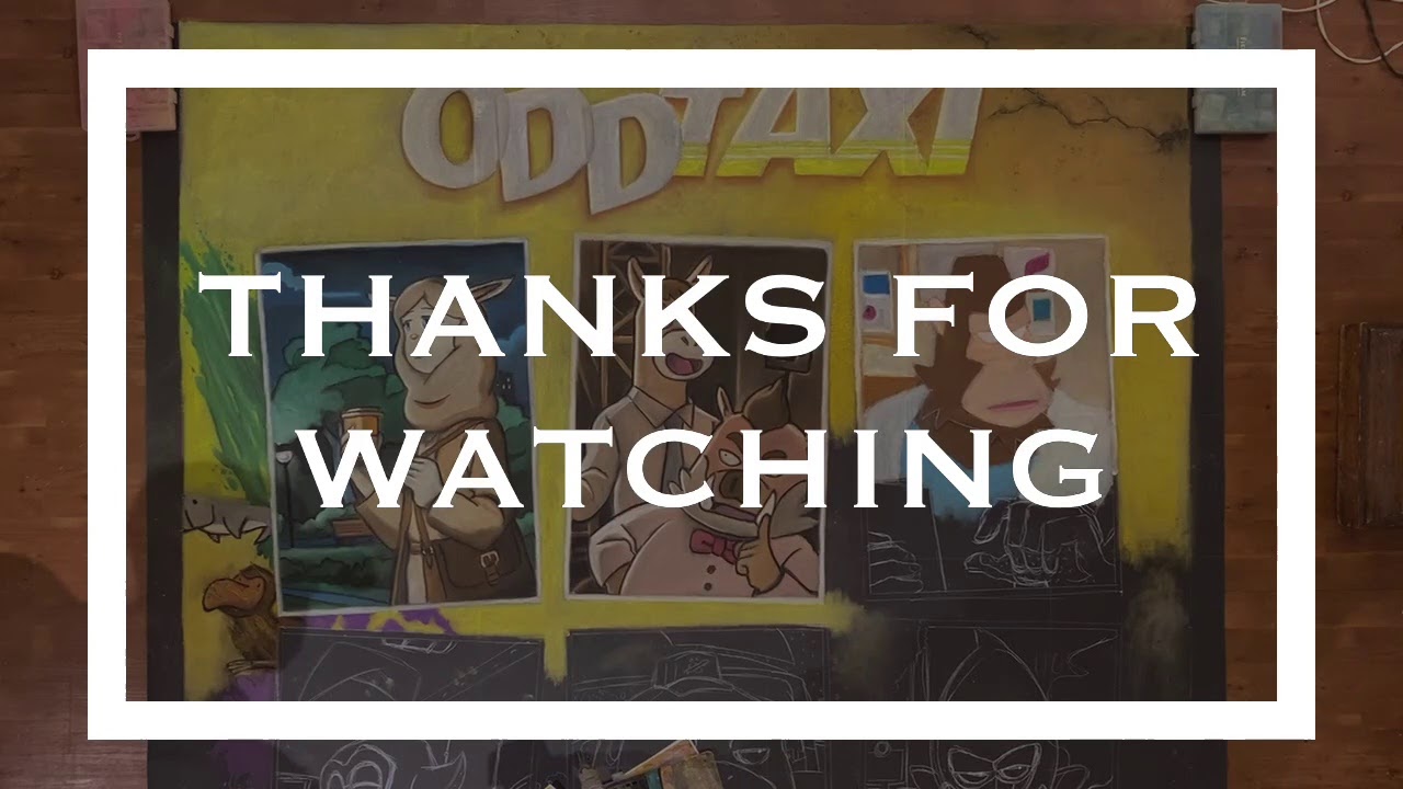Crunchyroll Expo Chalk Art Live Stream - Day 1
