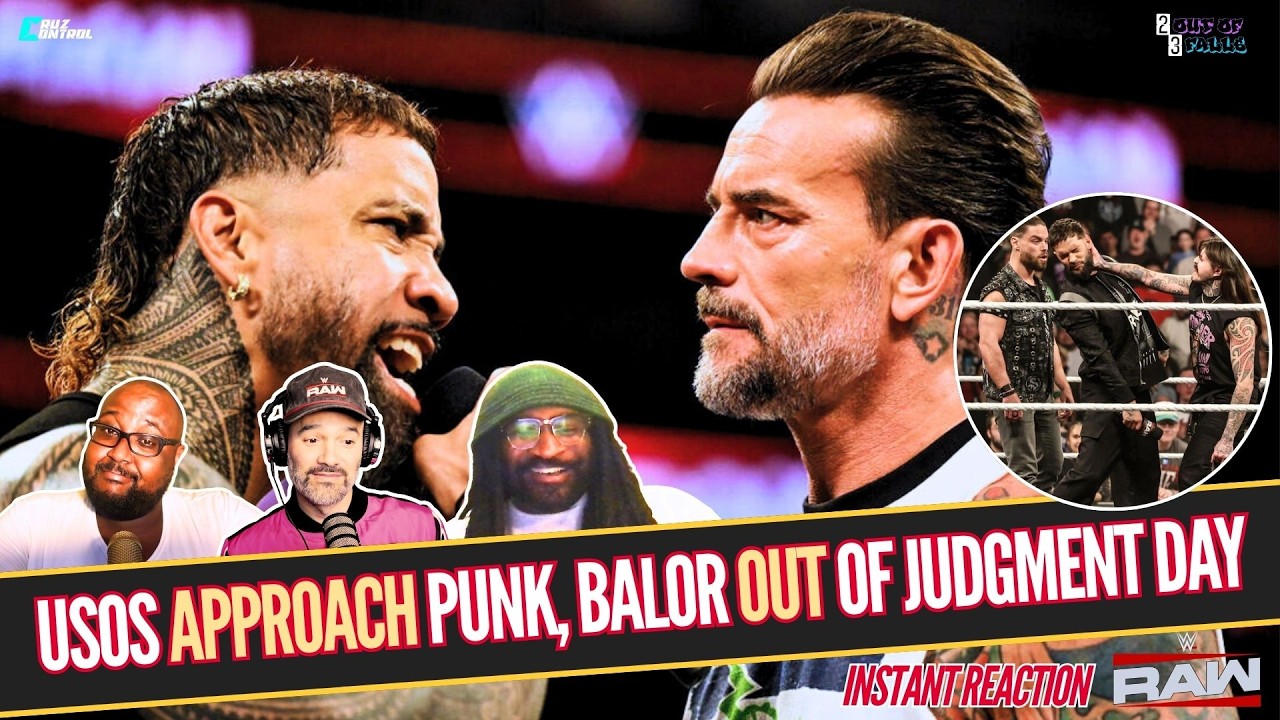The Usos APPROACH CM Punk, Finn Balor OUT of Judgment Day | WWE Raw INSTANT REACTION!