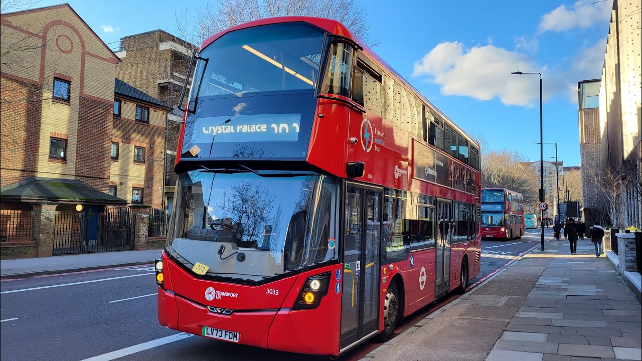 Full Route Visual. Route 363: Elephant & Castle - Crystal Palace