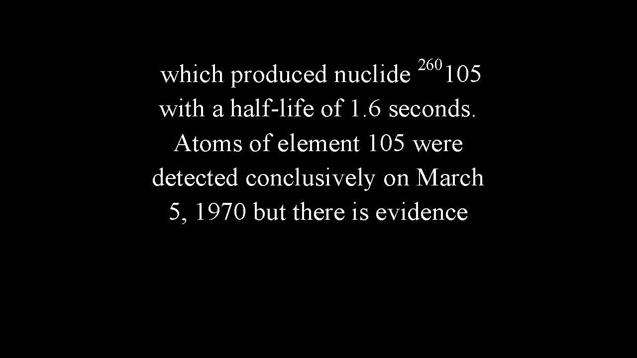 What  Is  Dubnium