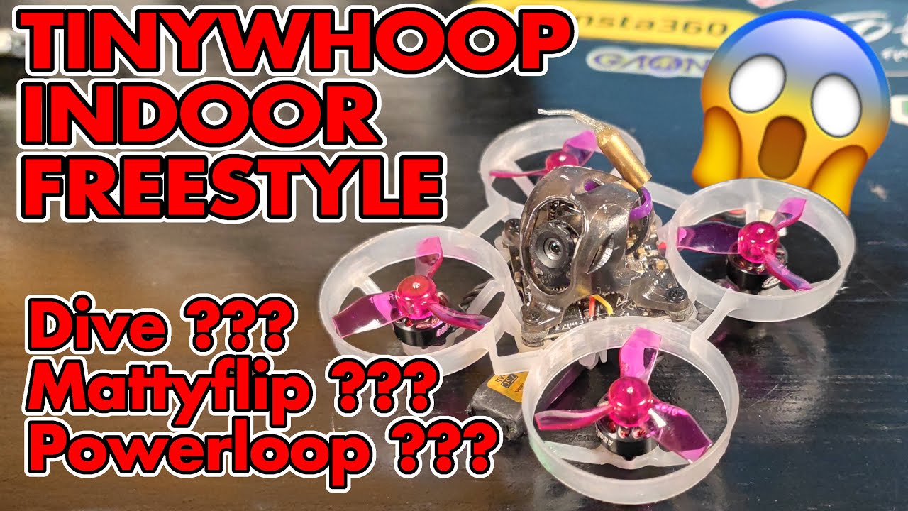 🤯Tinywhoop indoor freestyle powerloop, mattyflip and dive ? HGLRC AEOLUS 0802 25000kv BetaFPV 1S AIO