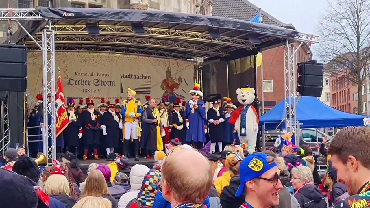 Fettdonnerstag 2023 in Aachen, mit Rathausstürmung & Stimmung aus der Stadt - Ein Zusammenschnitt :)