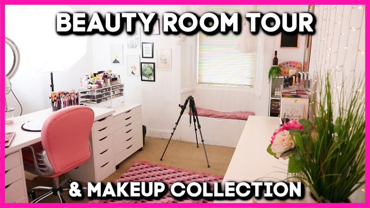 MY BEAUTY ROOM TOUR AND MAKEUP COLLECTION | MAKEMEUPMISSA
