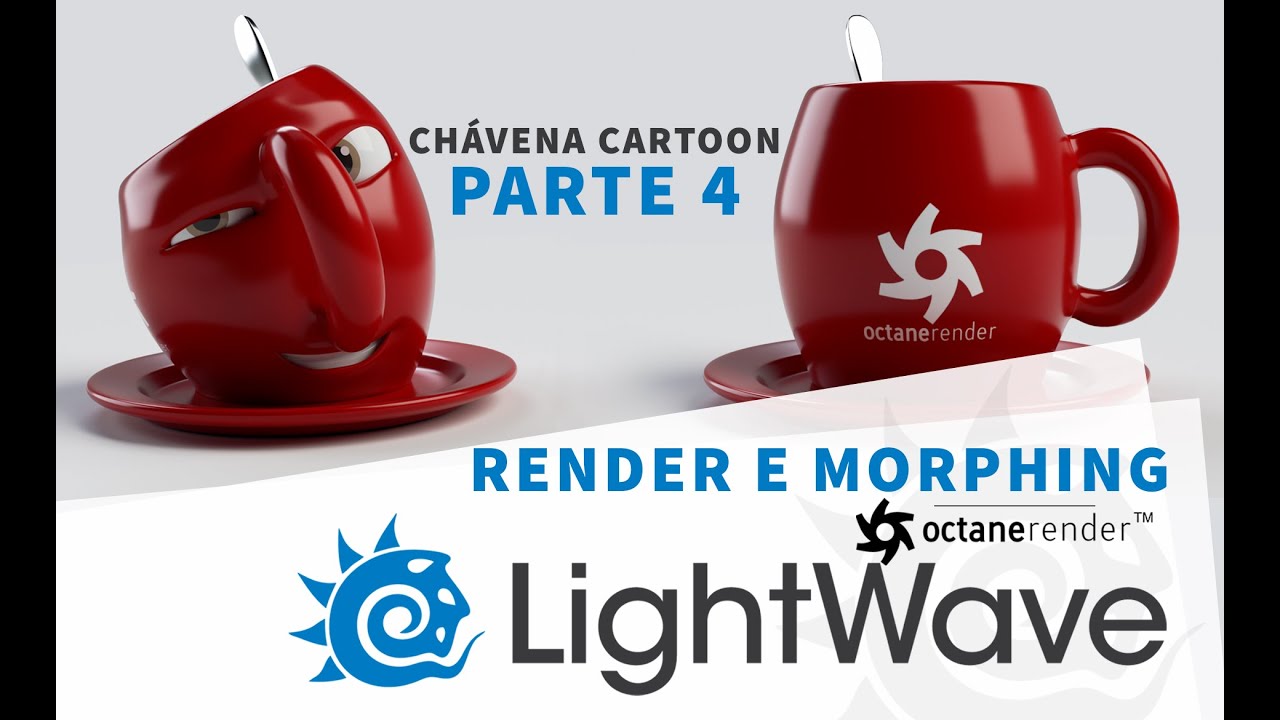 LightWave3D - Chávena Cartoon Parte4