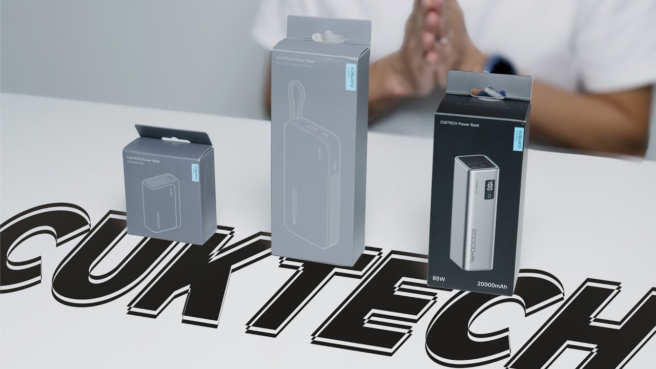 New CUKTECH Power Banks Unboxing: Built-in Cable One, 15 Budget Version, or Mini? Take Your Pick