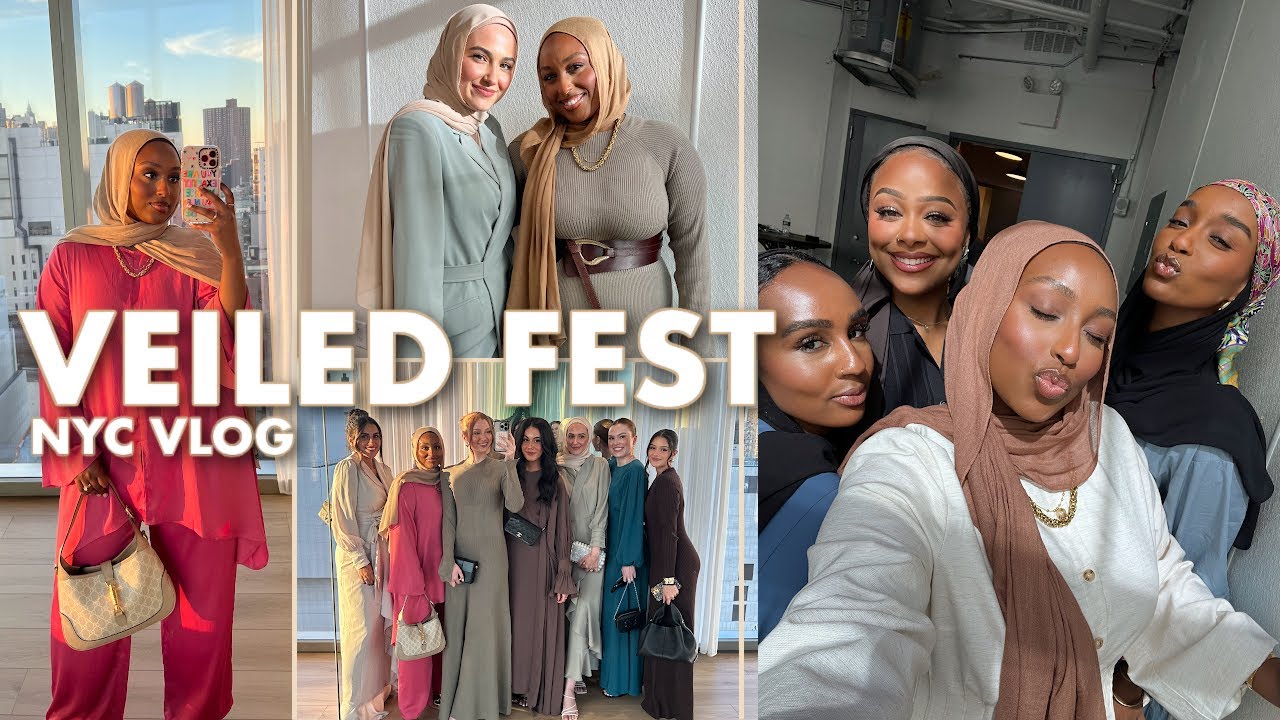 Your Fave Muslim Influencers Take NYC! | Veiled Fest Vlog | Aysha Harun
