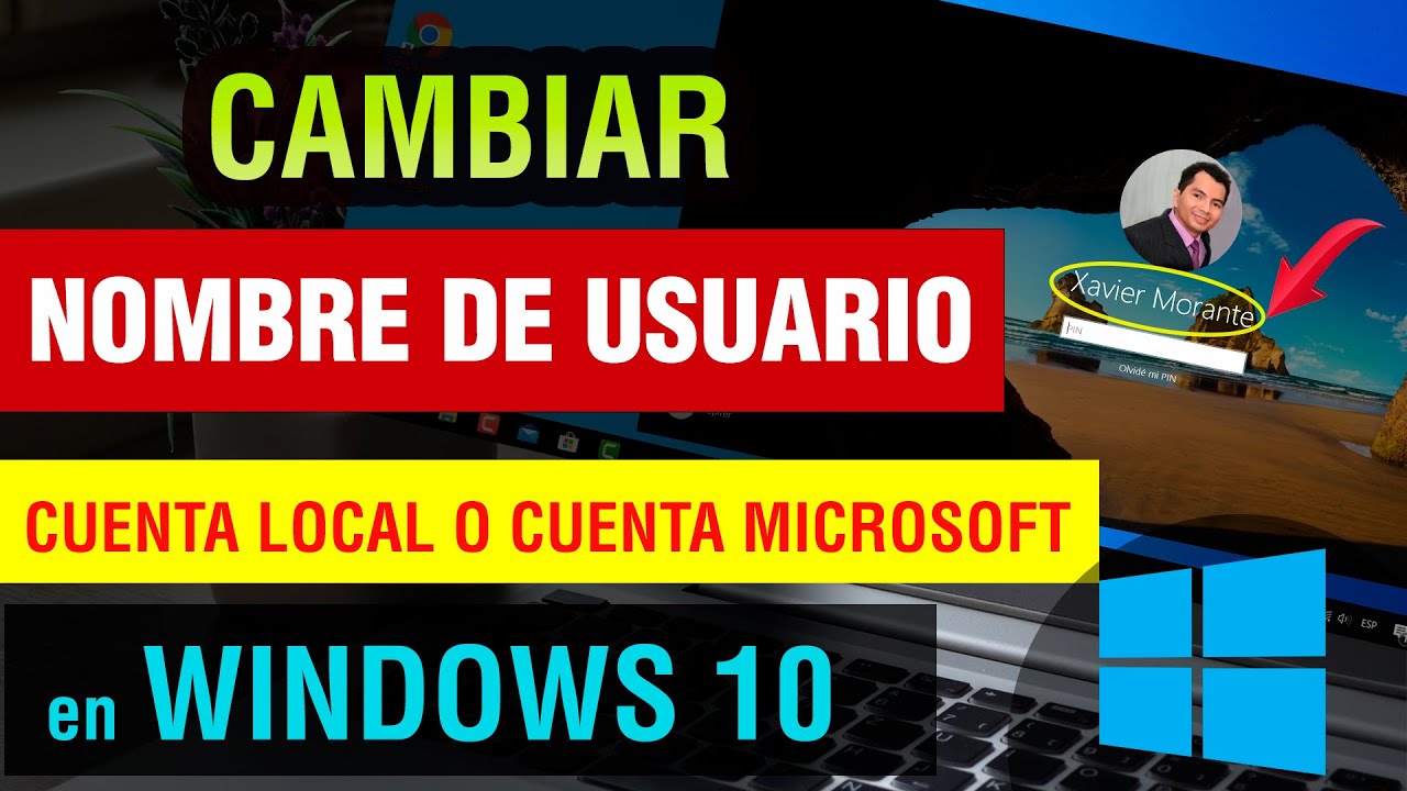 Como cambiar Nombre de Usuario en Windows 10 2026