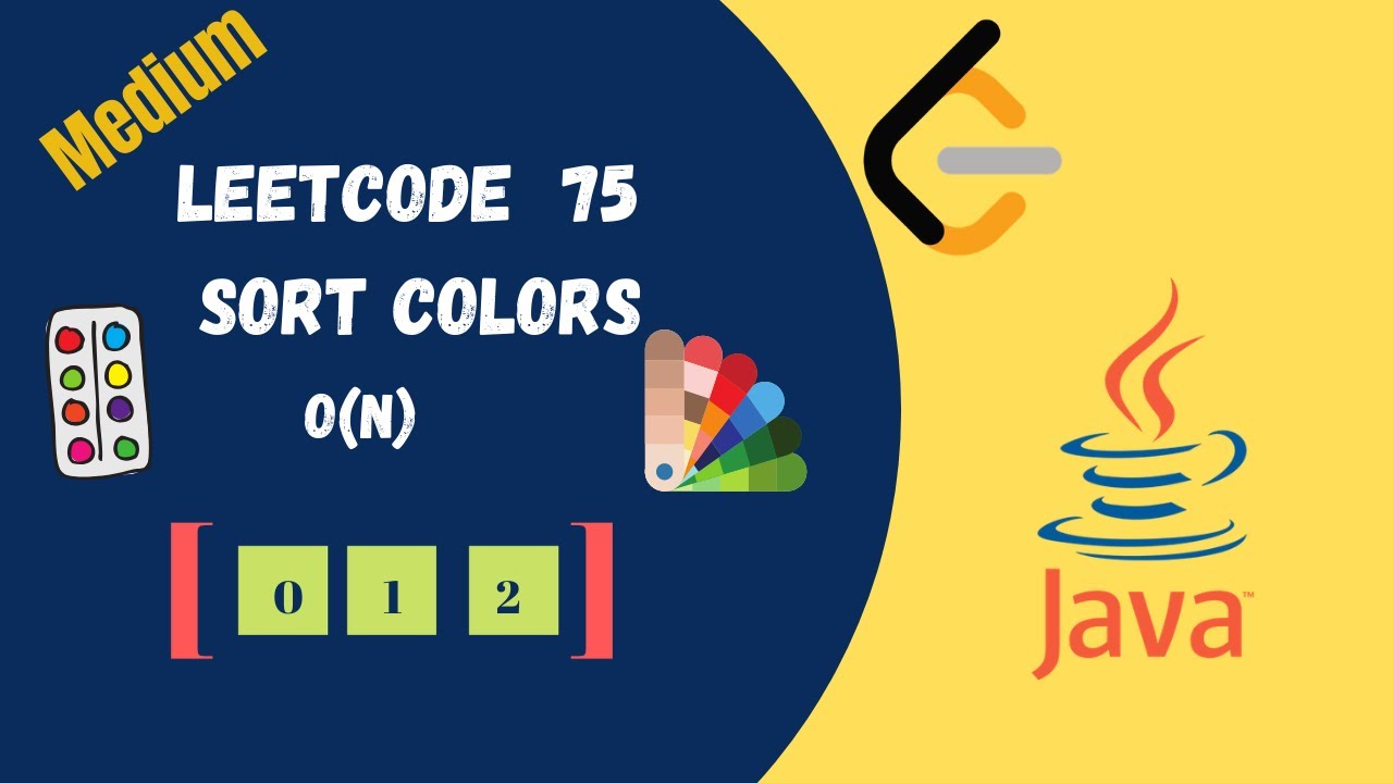 Leetcode 75 Sort Colors Java Solution With Explanation | O(N)