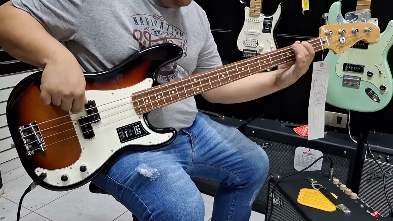 Teste de Timbre - Fender Precision Player Series 2024