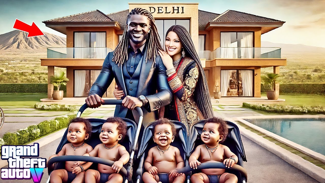 😍👶🏽Franklin & Mia's New Family Mansion-GTA 5 Real Life Mod Remastered Season 2 Episode 83
