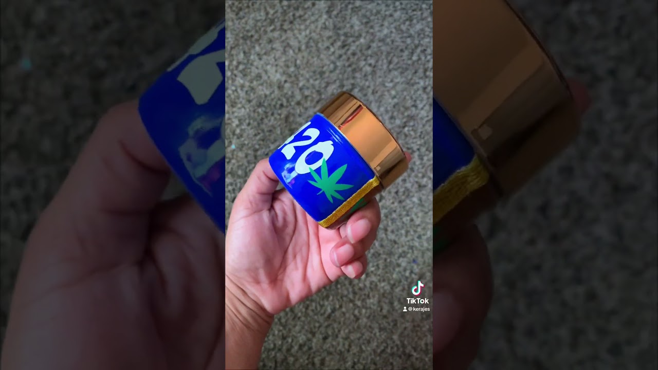 Look At This Ki$k A$$ Stash Jar | Cannabis | Yes we[ed] Can | 420 #artshorts #shorts #artsandcrafts