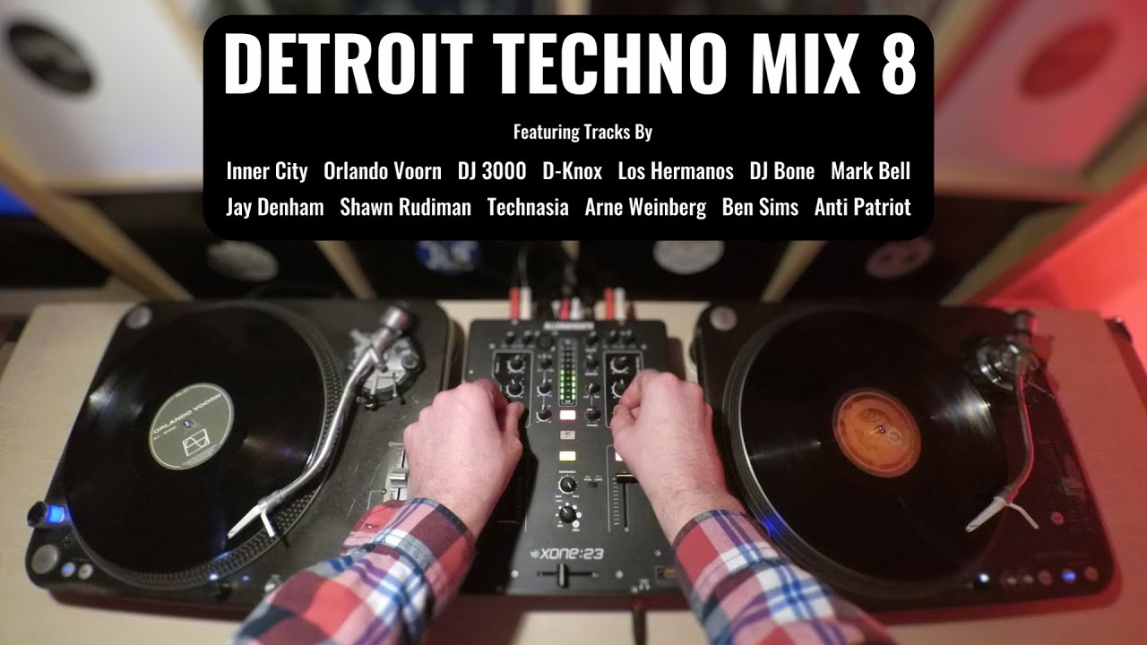 Detroit Techno Mix 8 | With Tracklist | Vinyl & Dvs Mix