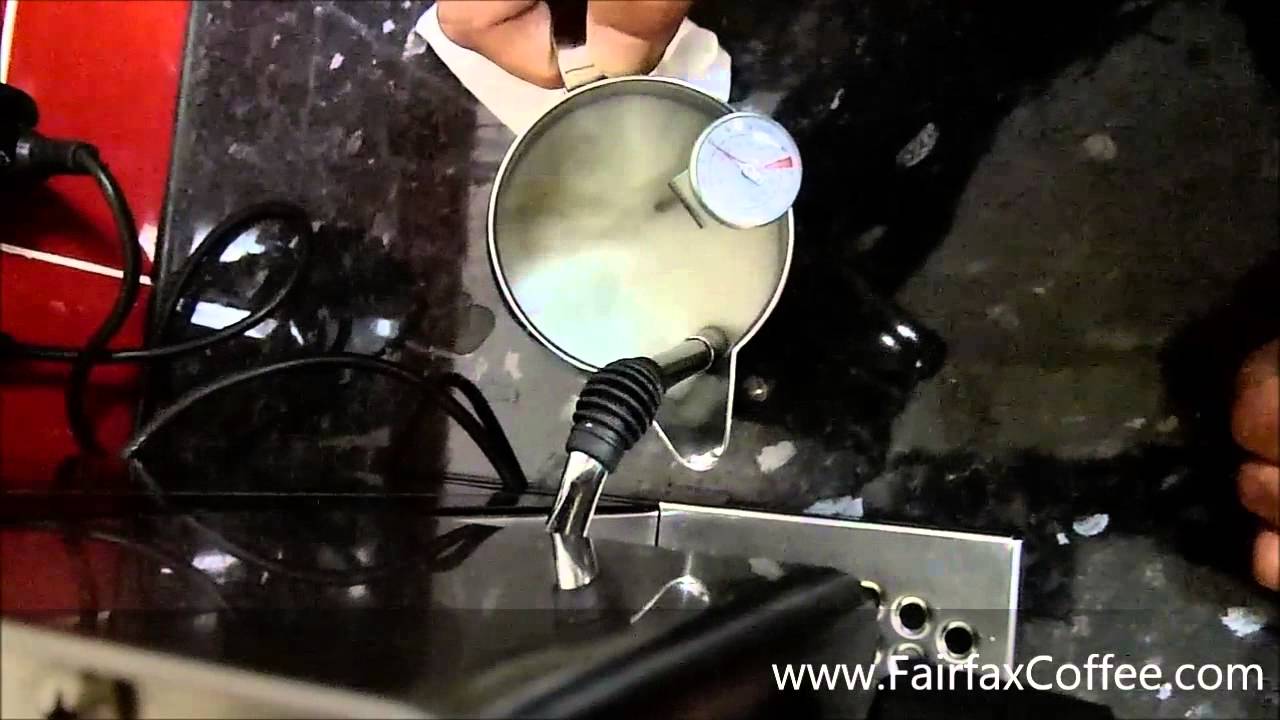 Rancilio Silvia - Milk Foaming