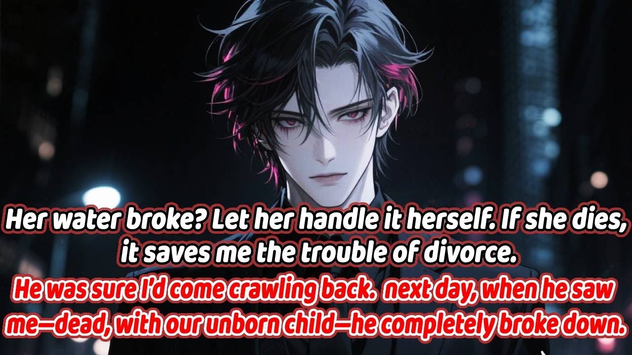 Her water broke? Let her figure it out herself. If she dies, I won’t have to go through the divorce.